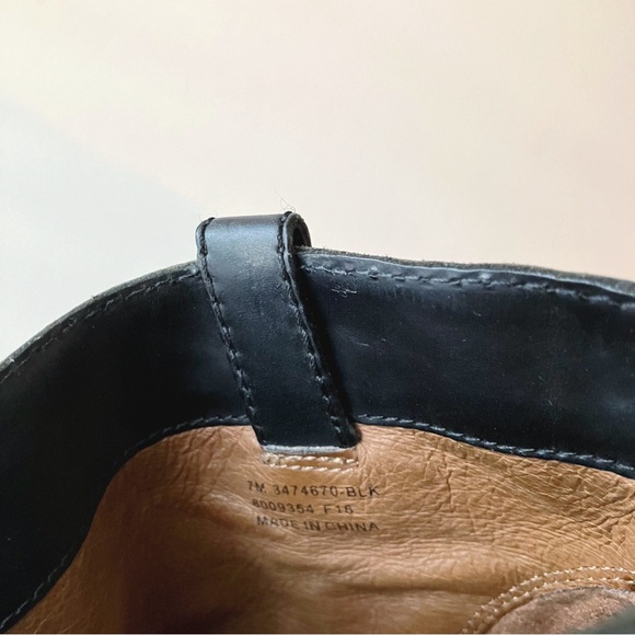 FRYE • Leather Pull-On Bootie in Black - Picture 9 of 11